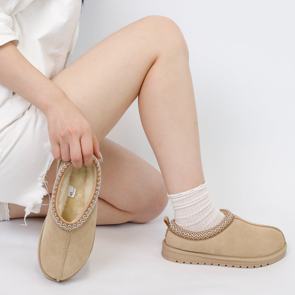 Sandeluxe Leather Slippers