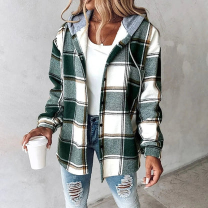 Plaid Flannel Coat