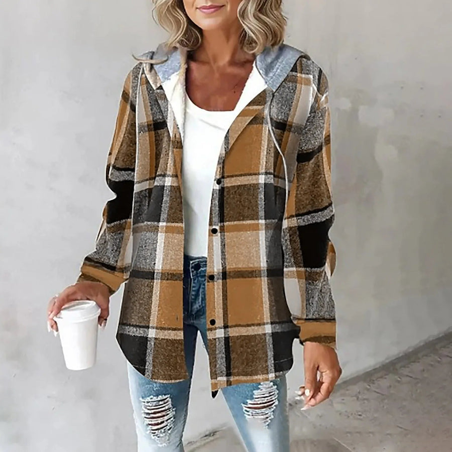 Plaid Flannel Coat