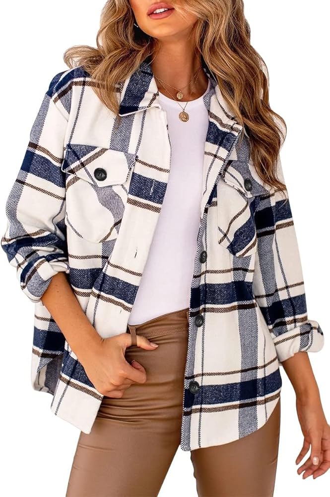 Sandeluxe Plaid Shacket