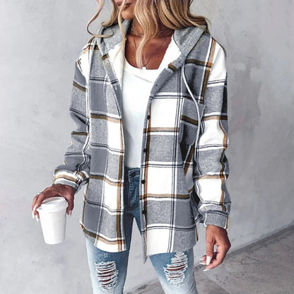 Plaid Flannel Coat