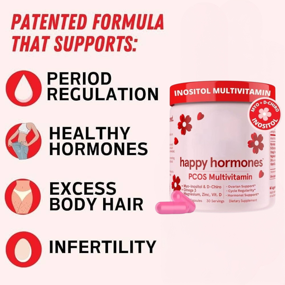 OVAHEALTH | HAPPY HORMONES PCOS MULTIVITAMIN